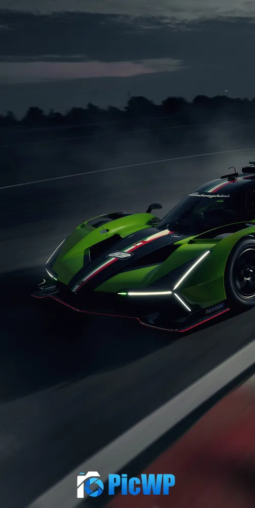 Lamborghini SC63 Le Mans Hypercar 3K Mobile Wallpaper
