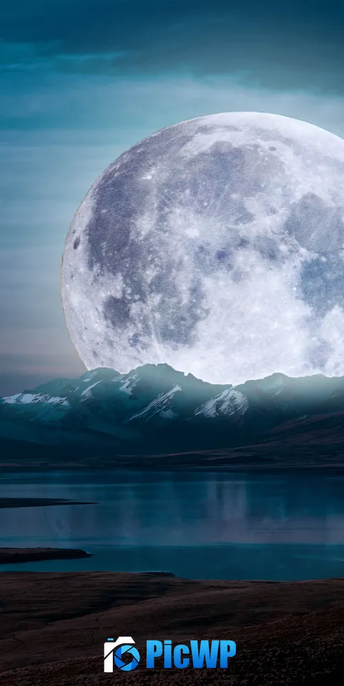 Moon Aesthetic 3K Mobile Wallpaper