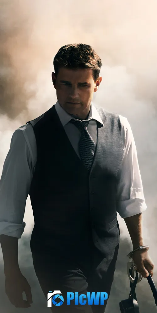 Tom Cruise in Mission Impossible Dead Reckoning iPhone 3K Mobile Wallpaper