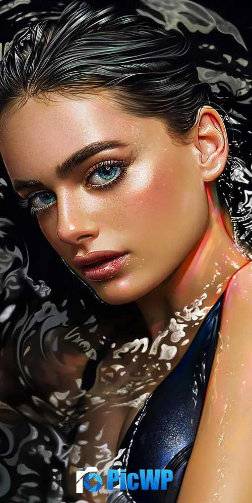 Woman Illustration 3K Mobile Wallpaper