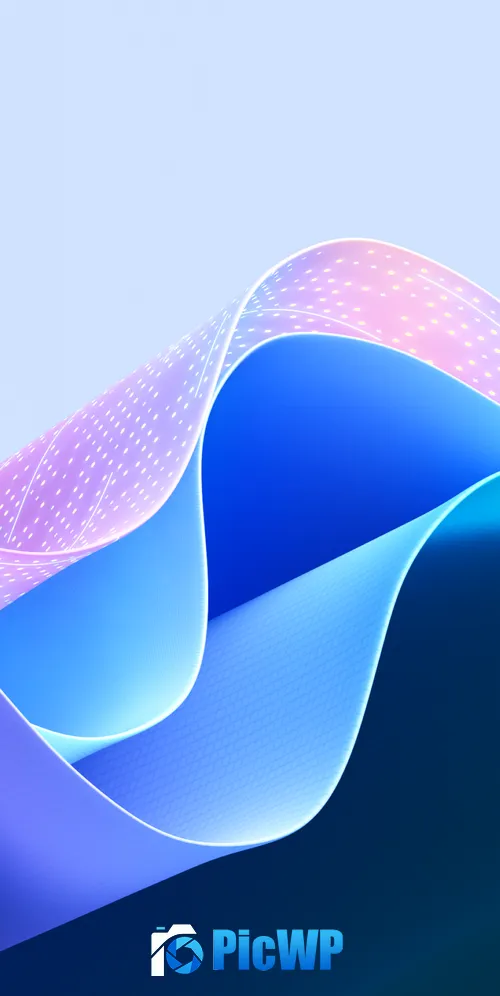 Waves Windows 11 3K Mobile Wallpaper