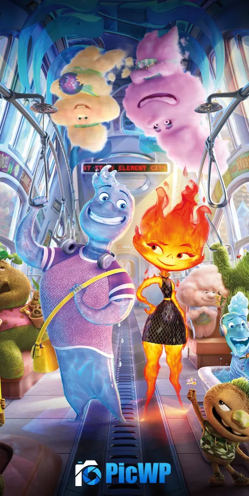 Elemental Animation movies 3K Mobile Wallpaper