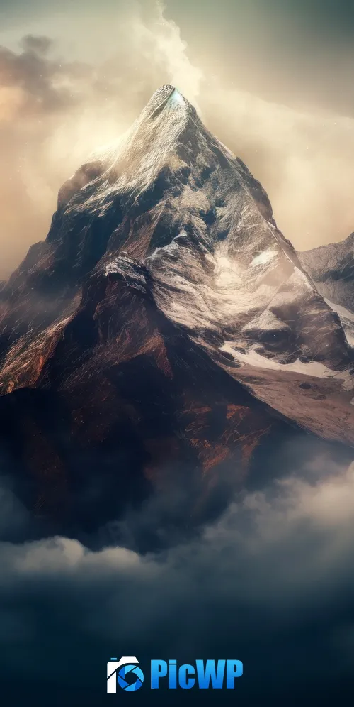 Mountain Peak Alps 3K Mobile Wallpaper
