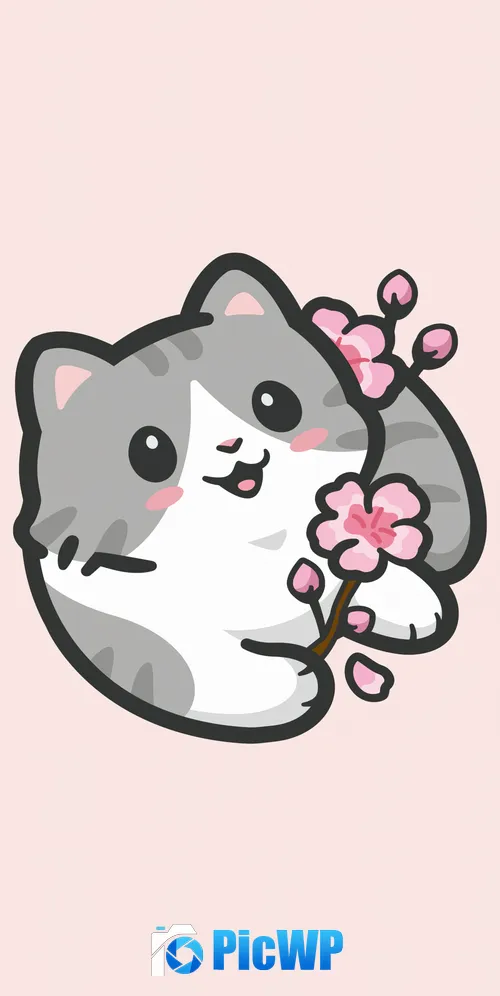 Cute Kitten Cute Cat 3K Mobile Wallpaper