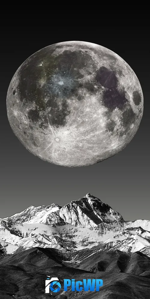 Moon 3K Mobile Wallpaper