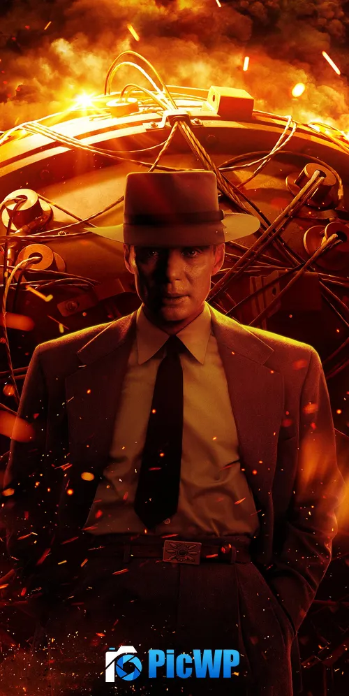 Oppenheimer Cillian Murphy 3K Mobile Wallpaper
