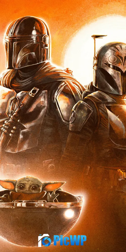 The Mandalorian Grogu 3K Mobile Wallpaper