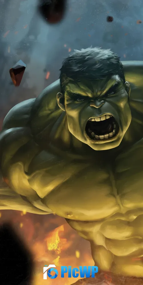Hulk Artwork 3K Mobile Wallpaper