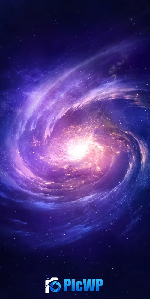 Spiral Nebula 3K Mobile Wallpaper