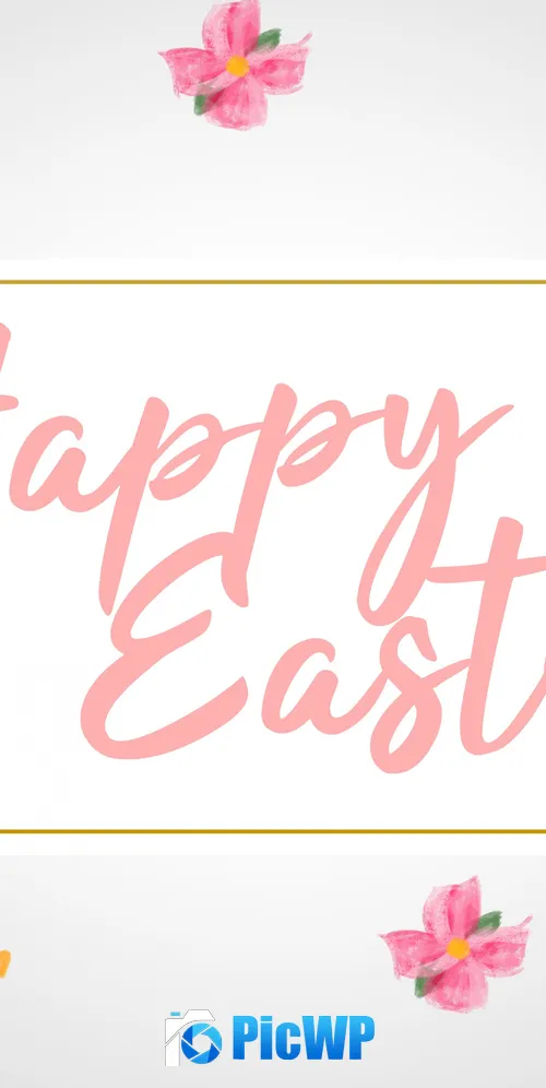 Happy Easter Easter bunny 3K Mobile Wallpaper