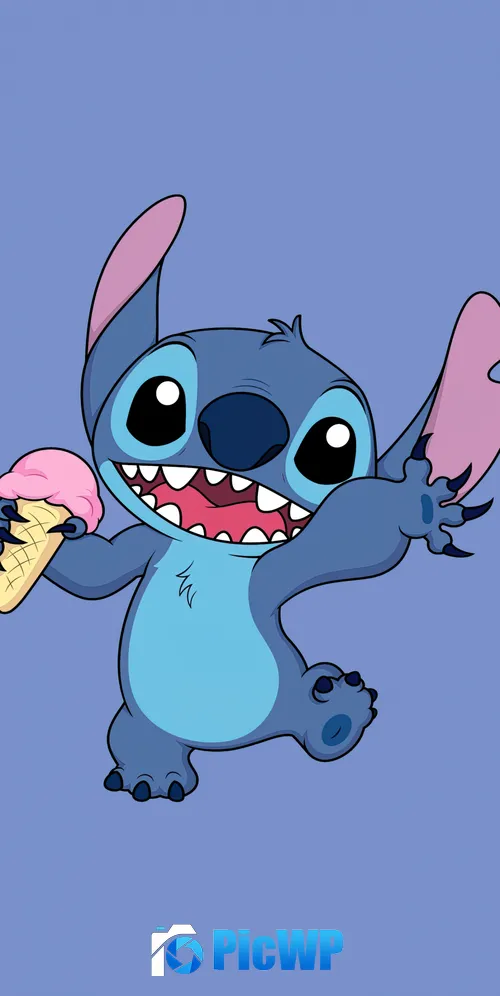 Stitch Disney 3K Mobile Wallpaper