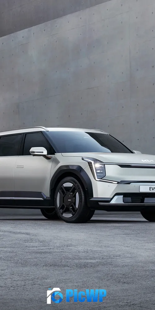 Kia EV9 Electric SUV 3K Mobile Wallpaper
