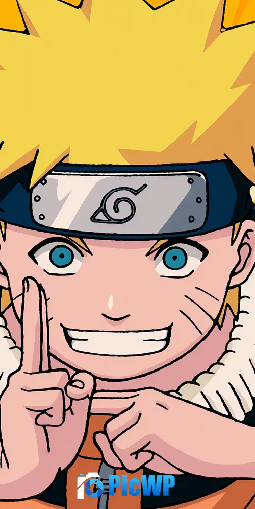 Naruto Uzumaki Hand seal 3K Mobile Wallpaper