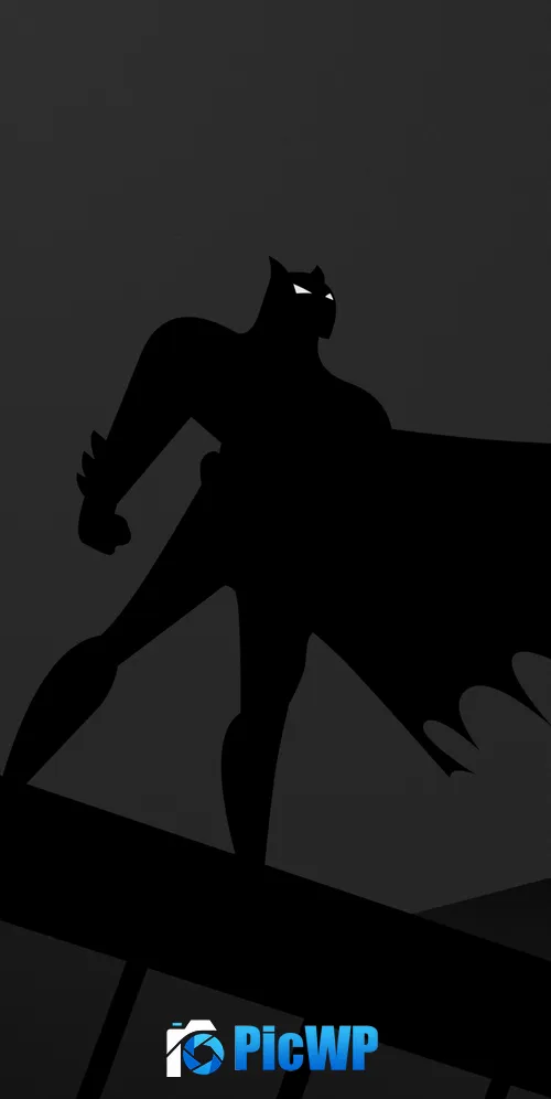 Batman Monochrome 3K Mobile Wallpaper