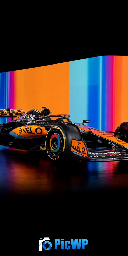 McLaren MCL60 Formula One cars 3K Mobile Wallpaper