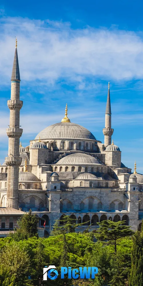 Blue Mosque Istanbul 3K Mobile Wallpaper