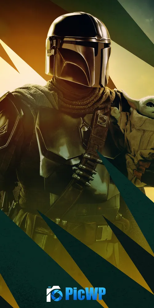 The Mandalorian & Grogu iPhone 3K Mobile Wallpaper