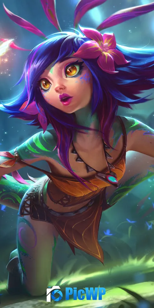 League of Legends Neeko 3K Mobile Wallpaper