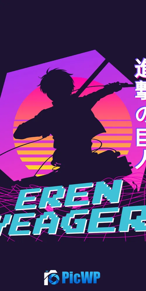 Eren Yeager Aesthetic anime 3K Mobile Wallpaper