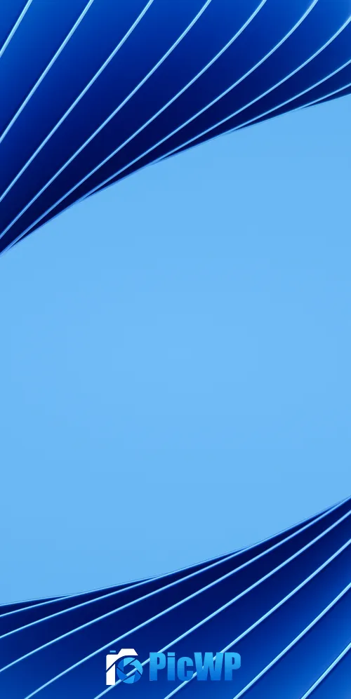 Blue background 3D background 3K Mobile Wallpaper