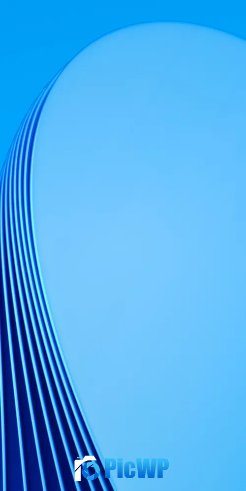 3D background Blue background 3K Mobile Wallpaper