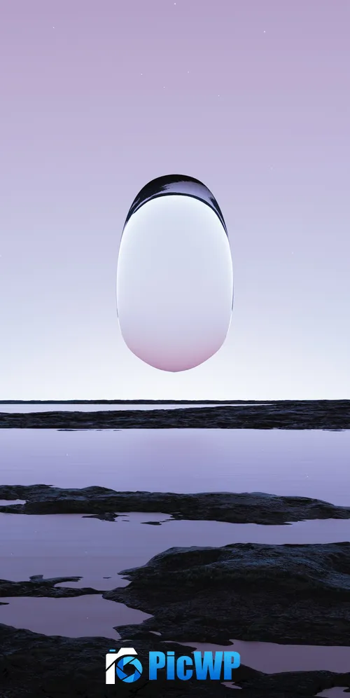 Surreal Purple sky 3K Mobile Wallpaper