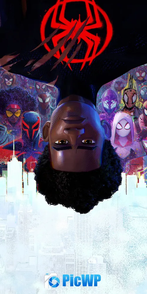 Spider-Man: Across the Spider-Verse Miles Morales 3K Mobile Wallpaper