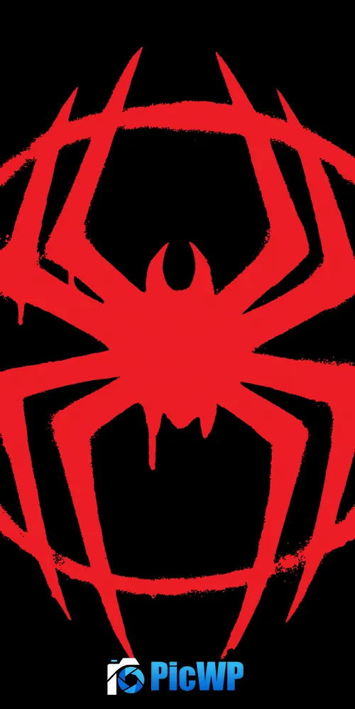 Spider-Man: Across the Spider-Verse Logo 3K Mobile Wallpaper