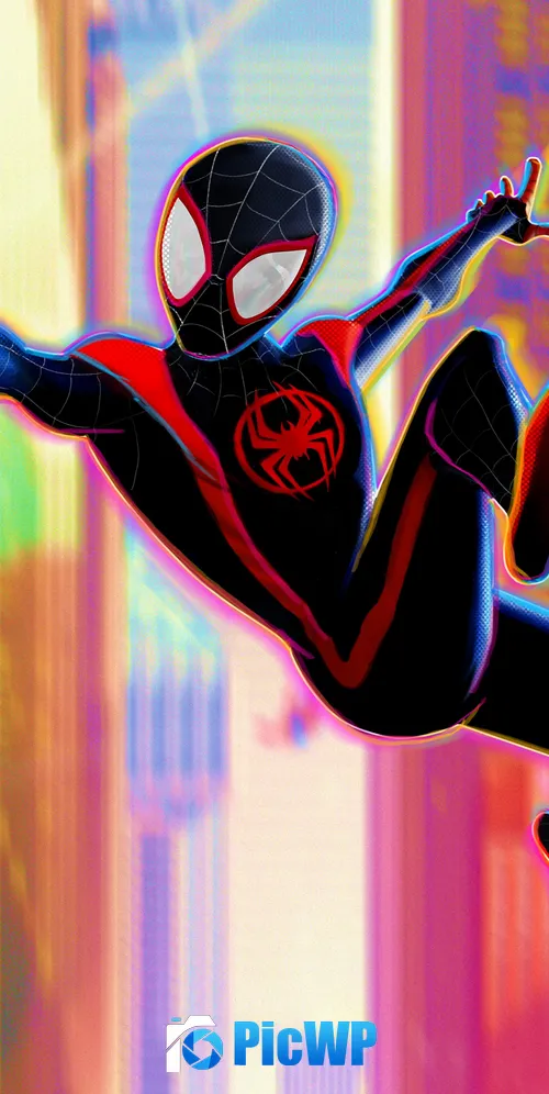 Miles Morales Spider-Man: Across the Spider-Verse 3K Mobile Wallpaper