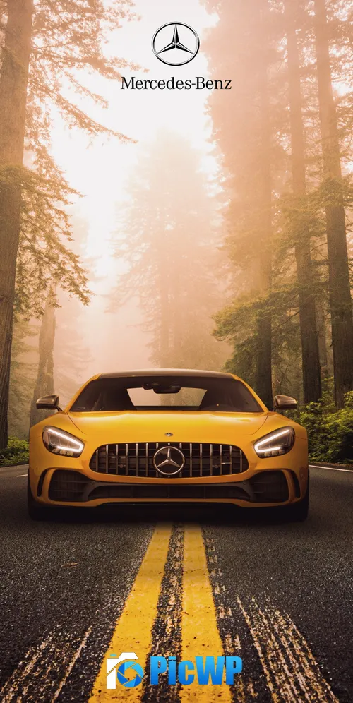 Mercedes-Benz AMG GT R Sports coupe 3K Mobile Wallpaper