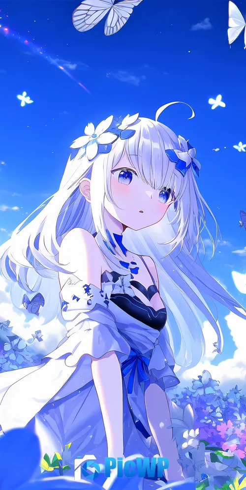 Teen Anime girl 3K Mobile Wallpaper