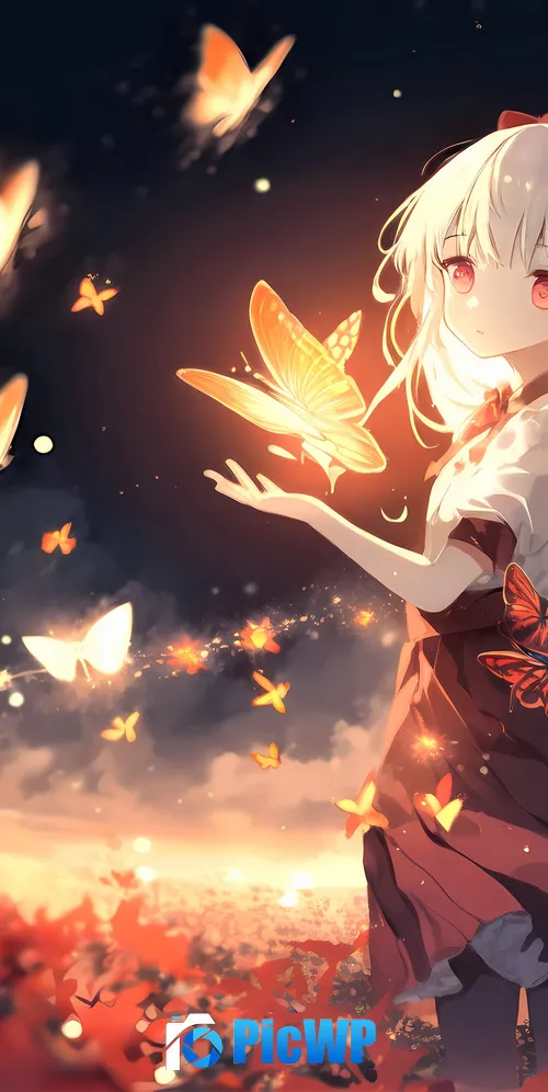 Anime girl Surreal 3K Mobile Wallpaper