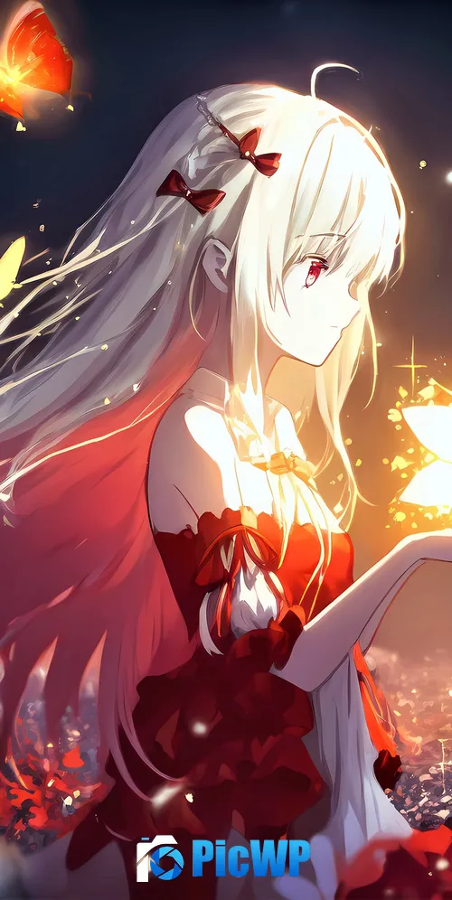 Anime girl 3K Mobile Wallpaper