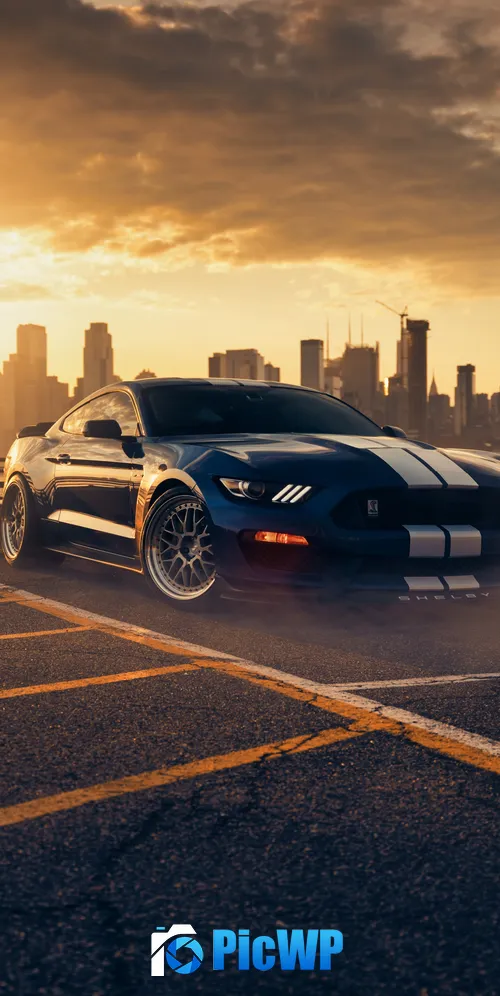 Ford Mustang Shelby GT350 Performance Sedan 3K Mobile Wallpaper