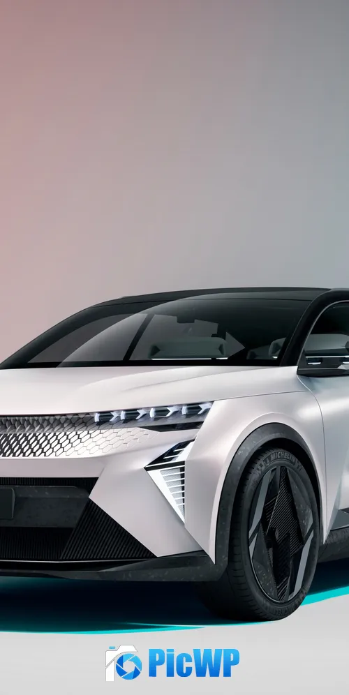 Renault Scénic Vision Electric crossover 3K Mobile Wallpaper