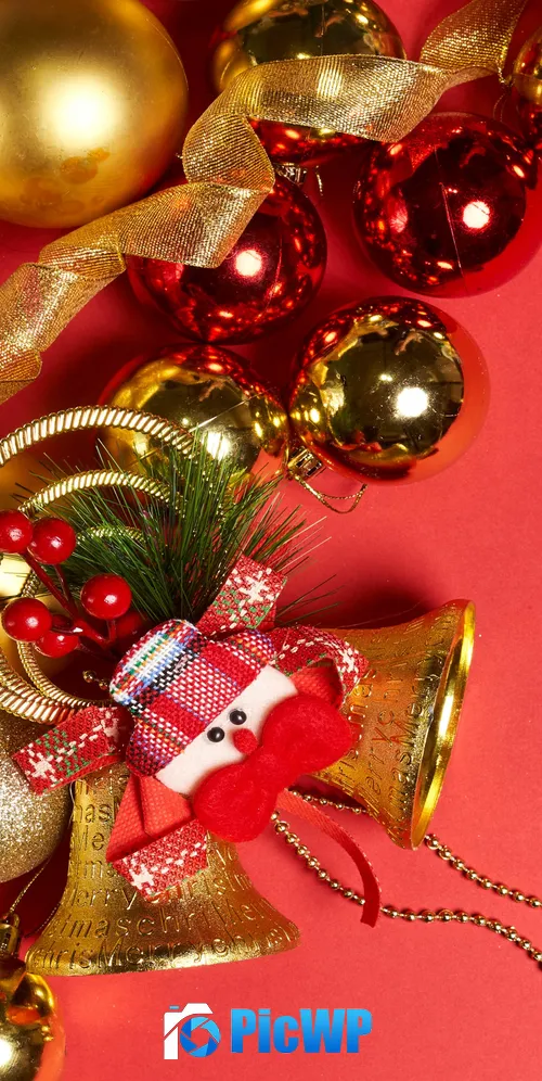 Merry Xmas Christmas decoration 3K Mobile Wallpaper
