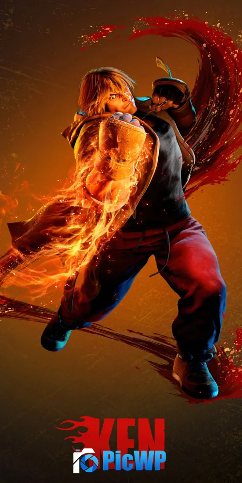 Ken (Street Fighter 6) 3K Mobile Wallpaper