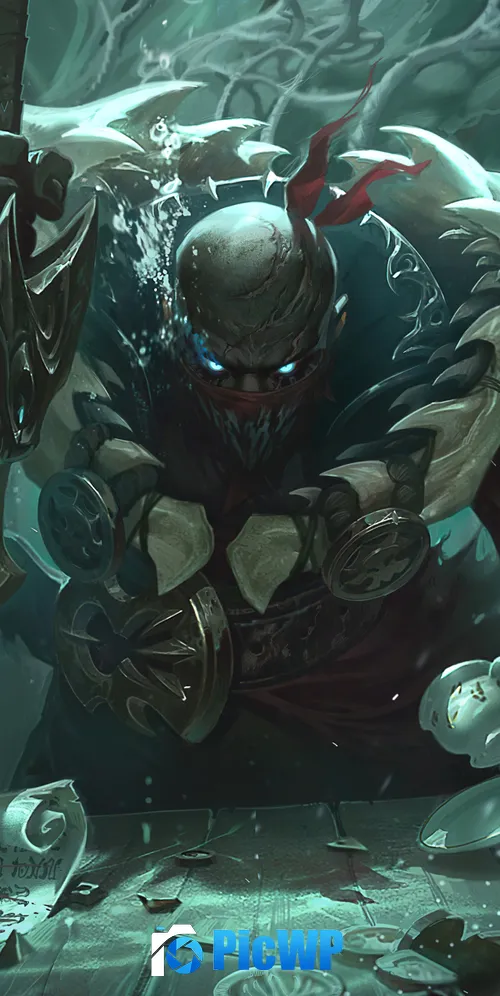 Pyke League of Legends 3K Mobile Wallpaper