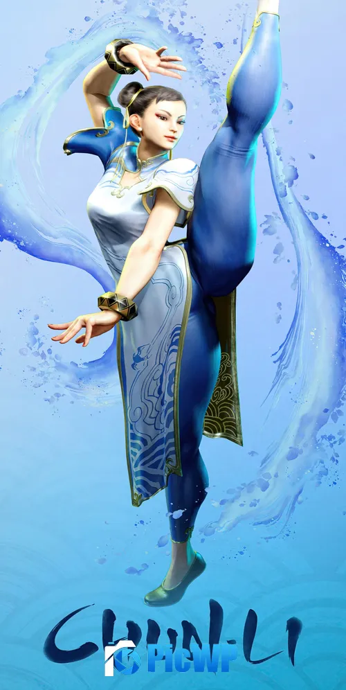 Street Fighter 6 Chun Li 3K Mobile Wallpaper