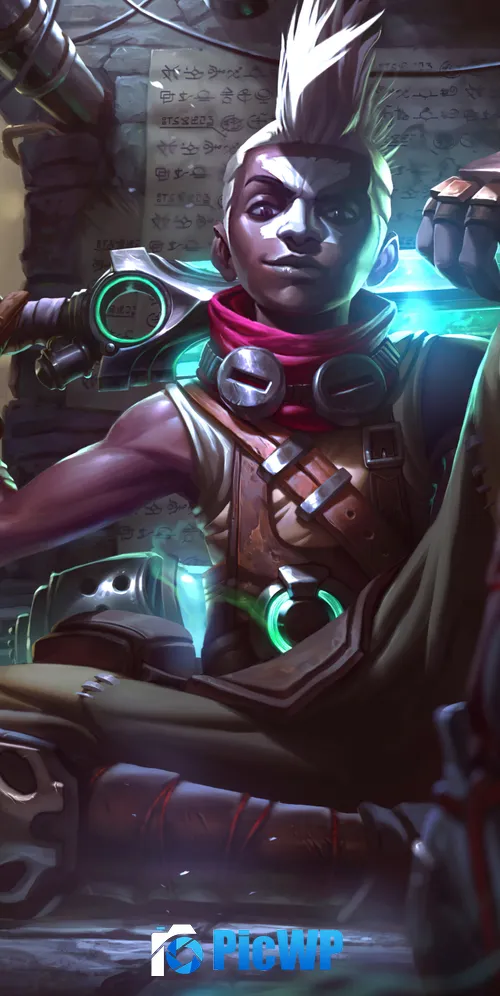 Ekko (League of Legends) 3K Mobile Wallpaper