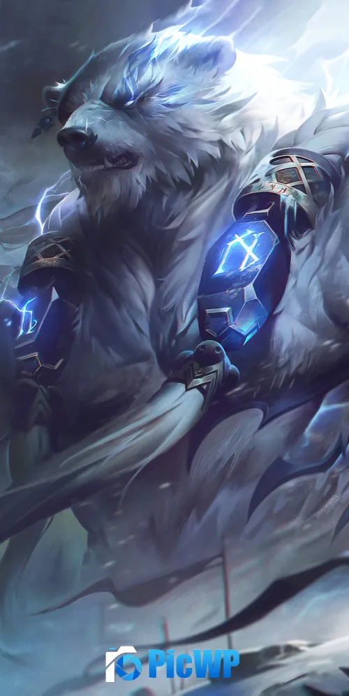 Volibear League of Legends 3K Mobile Wallpaper
