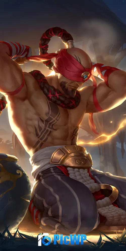 Lee Sin League of Legends 3K Mobile Wallpaper