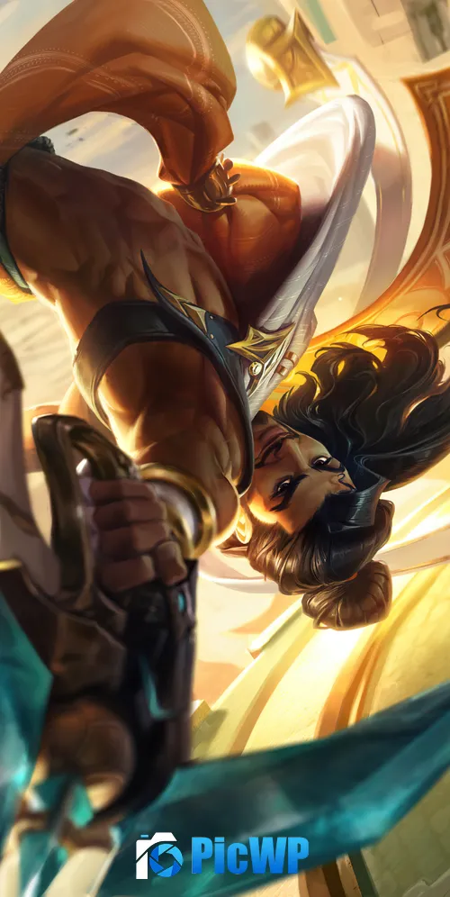 Akshan League of Legends 3K Mobile Wallpaper