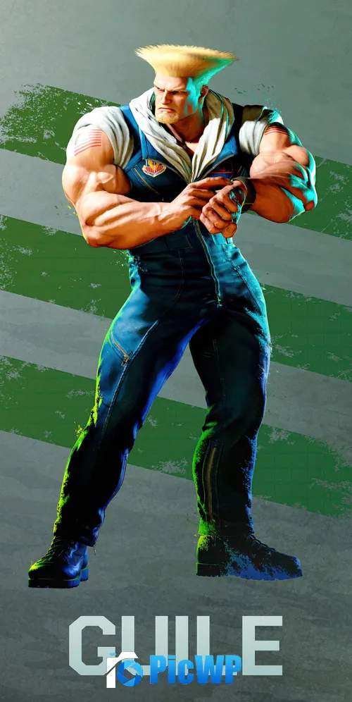 Street Fighter 6 Guile 3K Mobile Wallpaper