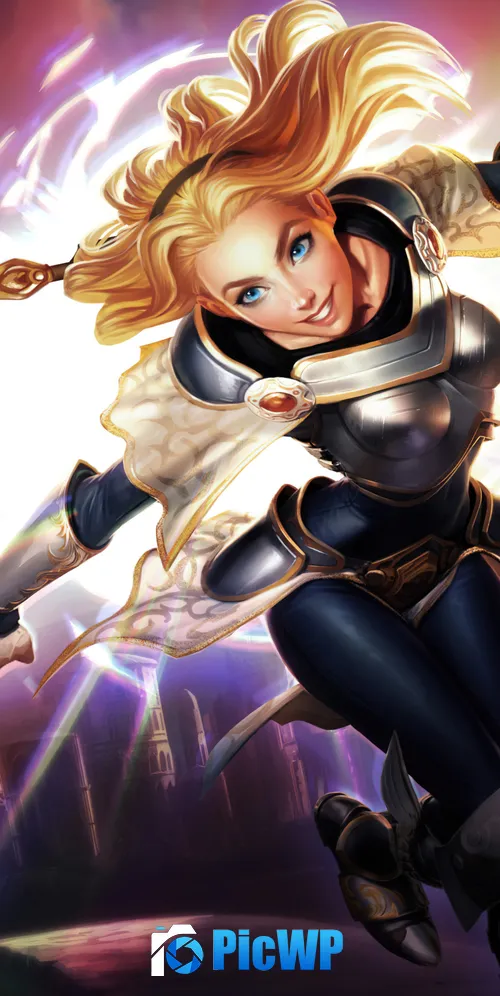 League of Legends Lux 3K Mobile Wallpaper