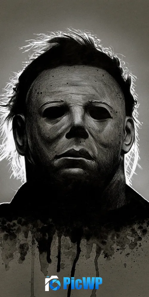 Spooky Michael Myers 3K Mobile Wallpaper