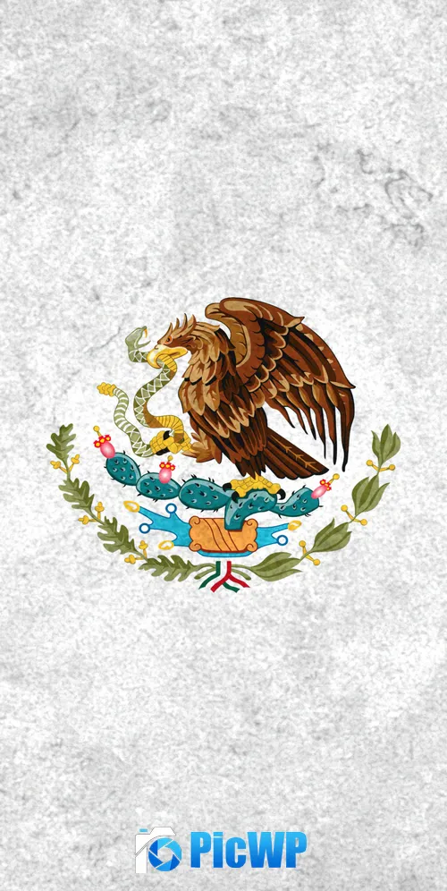 Flag of Mexico 3K Mobile Wallpaper