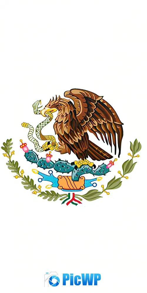 Tricolor Flag of Mexico 3K Mobile Wallpaper