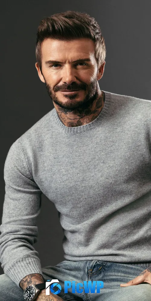 David Beckham Portrait 3K Mobile Wallpaper