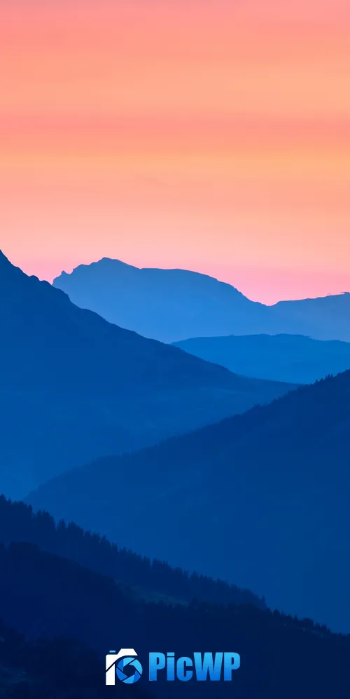 Col de la Madeleine Sunset 3K Mobile Wallpaper